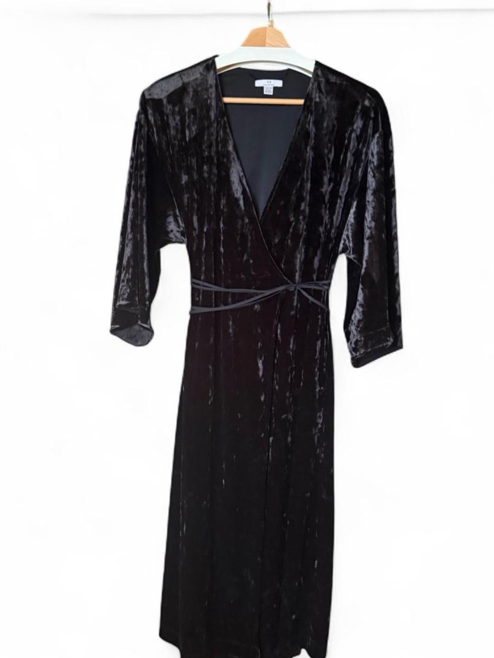 Luxury Black Velvet Robe S / M